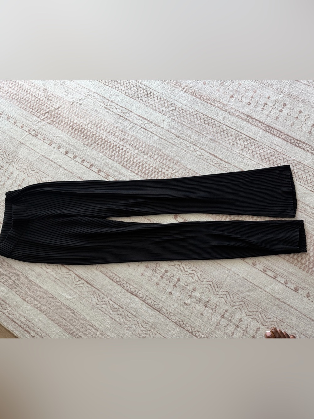 DISSH Black Ribbed Knit Pants- XS - Picture 4 of 5